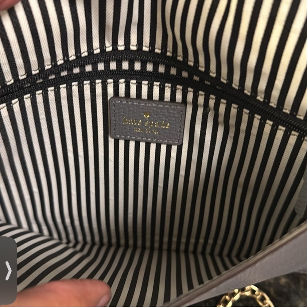 🔥Kate Spade NWOT Large Clutch, insert & chain included, shoulder bag/crossbody - Picture 7 of 11